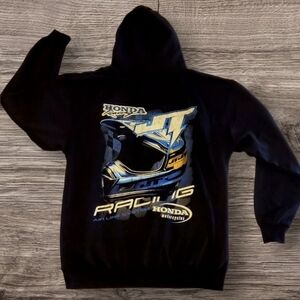 NEW Honda Racing Team Hoodie Mens Pullover JT HRC Motocross Graphic Sweatshirt